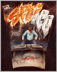 DJ Splice graffiti denim jacket